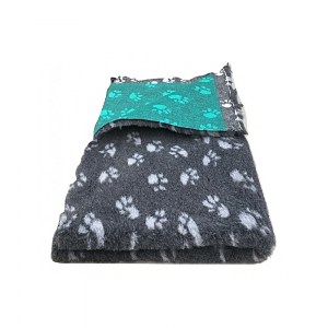 Vet Bed PAWS Antracite  Backing Verde